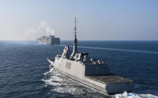 L'opération Aspides a pour but de protéger les navires commerciaux en Mer rouge. Defense.gouv